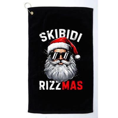 Rizzmas Christmas Rizz Santa Claus Charisma Xmas Platinum Collection Golf Towel