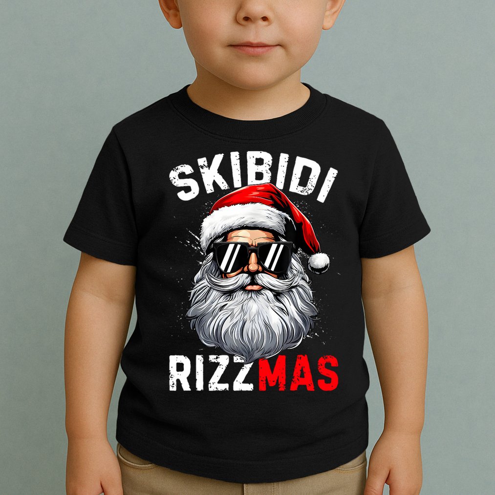 Rizzmas Christmas Rizz Santa Claus Charisma Xmas Toddler T-Shirt