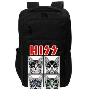 Retro Cat Rock Music Concert Band Impact Tech Backpack