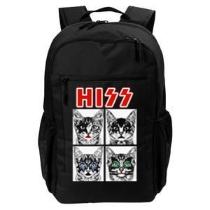 Retro Cat Rock Music Concert Band Daily Commute Backpack