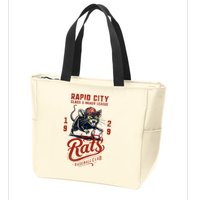 Rapid City Rats Retro Minor League Baseball Team Zip Tote Bag