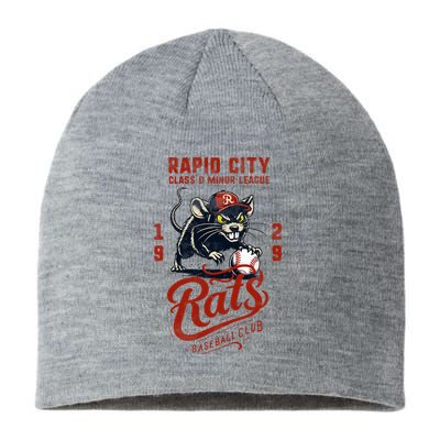 Rapid City Rats Retro Minor League Baseball Team Sustainable Beanie