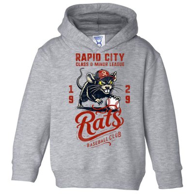 Rapid City Rats Retro Minor League Baseball Team Toddler Hoodie