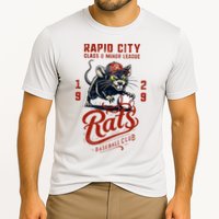 Rapid City Rats Retro Minor League Baseball Team Cooling Performance Crew T-Shirt