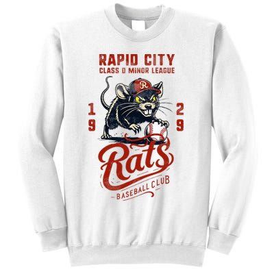 Rapid City Rats Retro Minor League Baseball Team Sweatshirt