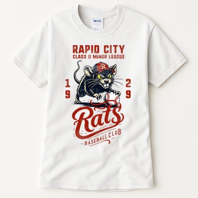 Rapid City Rats Retro Minor League Baseball Team Tall T-Shirt