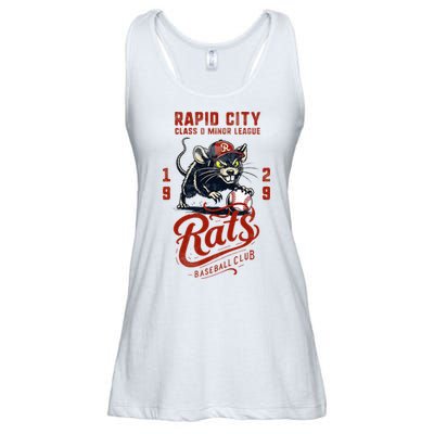 Rapid City Rats Retro Minor League Baseball Team Ladies Essential Flowy Tank