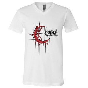 Revenge Crescent V-Neck T-Shirt