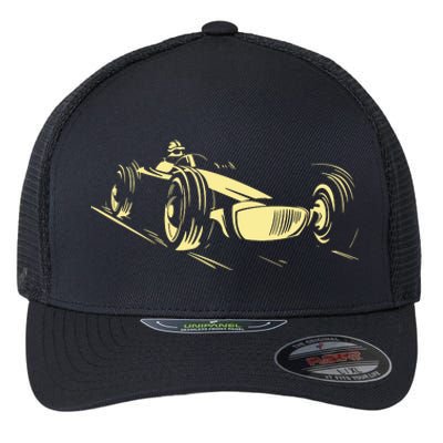 Race Car Flexfit Unipanel Trucker Cap