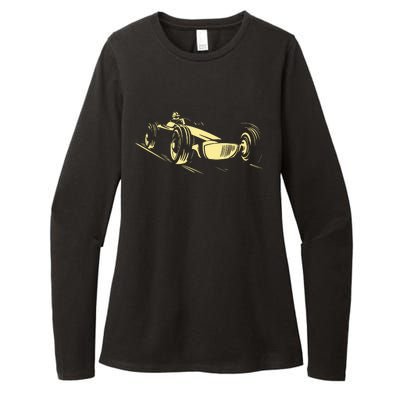 Race Car Womens CVC Long Sleeve Shirt