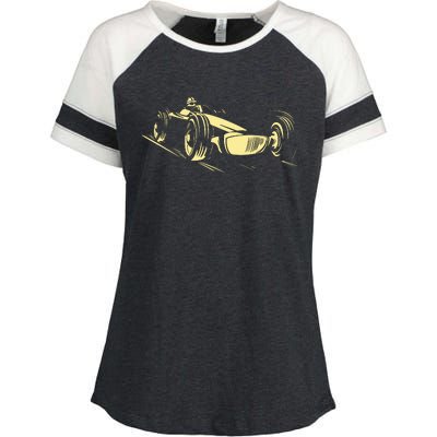 Race Car Enza Ladies Jersey Colorblock Tee