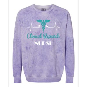 Rn Clinical Research Nurse Practitioner Nursing Graduation Gift Colorblast Crewneck Sweatshirt