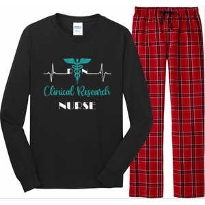 Rn Clinical Research Nurse Practitioner Nursing Graduation Gift Long Sleeve Pajama Set