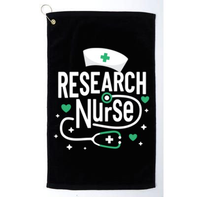 Rn Clinical Research Nurse Practitioner Nursing Graduation Gift Platinum Collection Golf Towel