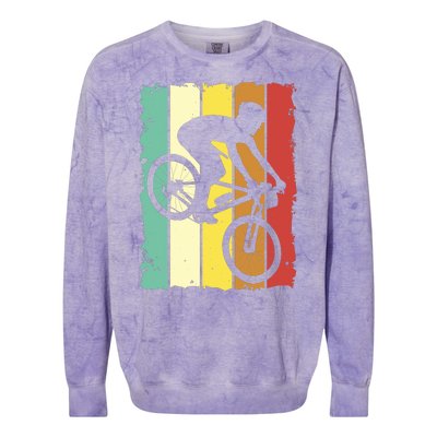 Retro Cycling Colorblast Crewneck Sweatshirt