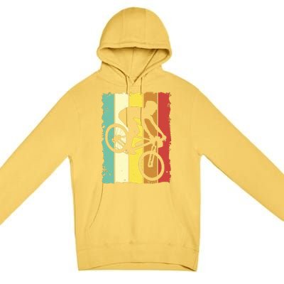 Retro Cycling Premium Pullover Hoodie