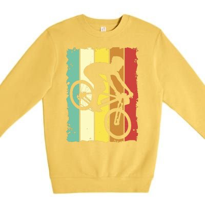 Retro Cycling Premium Crewneck Sweatshirt