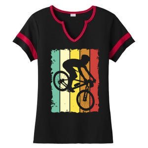 Retro Cycling Ladies Halftime Notch Neck Tee