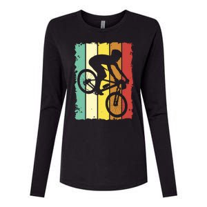 Retro Cycling Womens Cotton Relaxed Long Sleeve T-Shirt