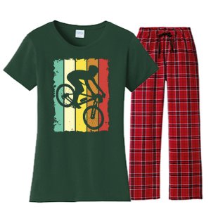 Retro Cycling Women's Flannel Pajama Set