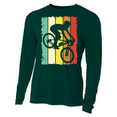 Retro Cycling Cooling Performance Long Sleeve Crew