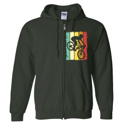 Retro Cycling Full Zip Hoodie