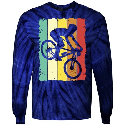 Retro Cycling Tie-Dye Long Sleeve Shirt