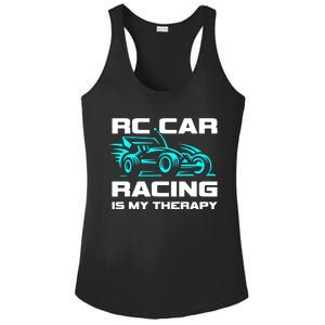 Rc Car Racing Is My Therapy Ladies PosiCharge Competitor Racerback Tank