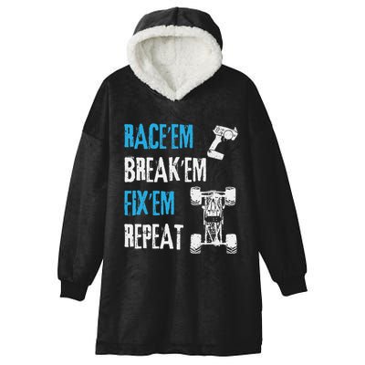 Rc Car Remote Control Racing Gift Hooded Wearable Blanket