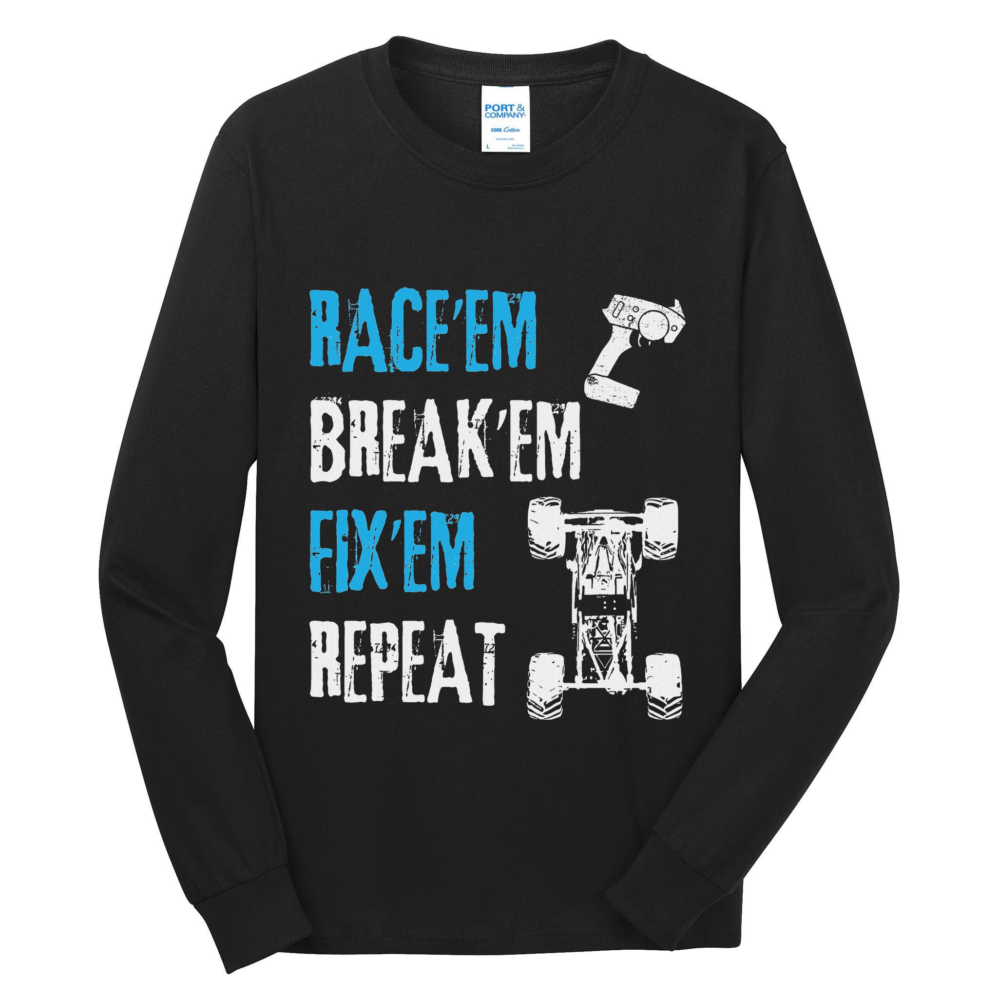 Rc Car Remote Control Racing Gift Tall Long Sleeve T-Shirt