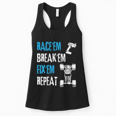 Rc Car Remote Control Racing Gift Womens Tank Top
