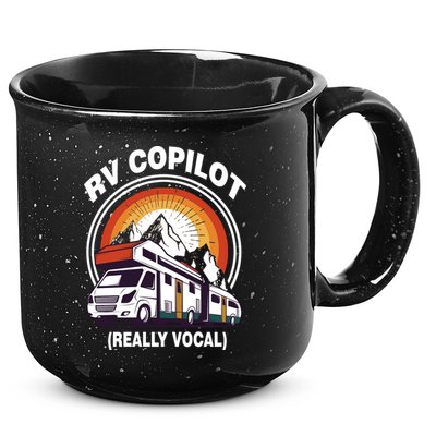 RV Copilot 15oz Campfire Ceramic Mug