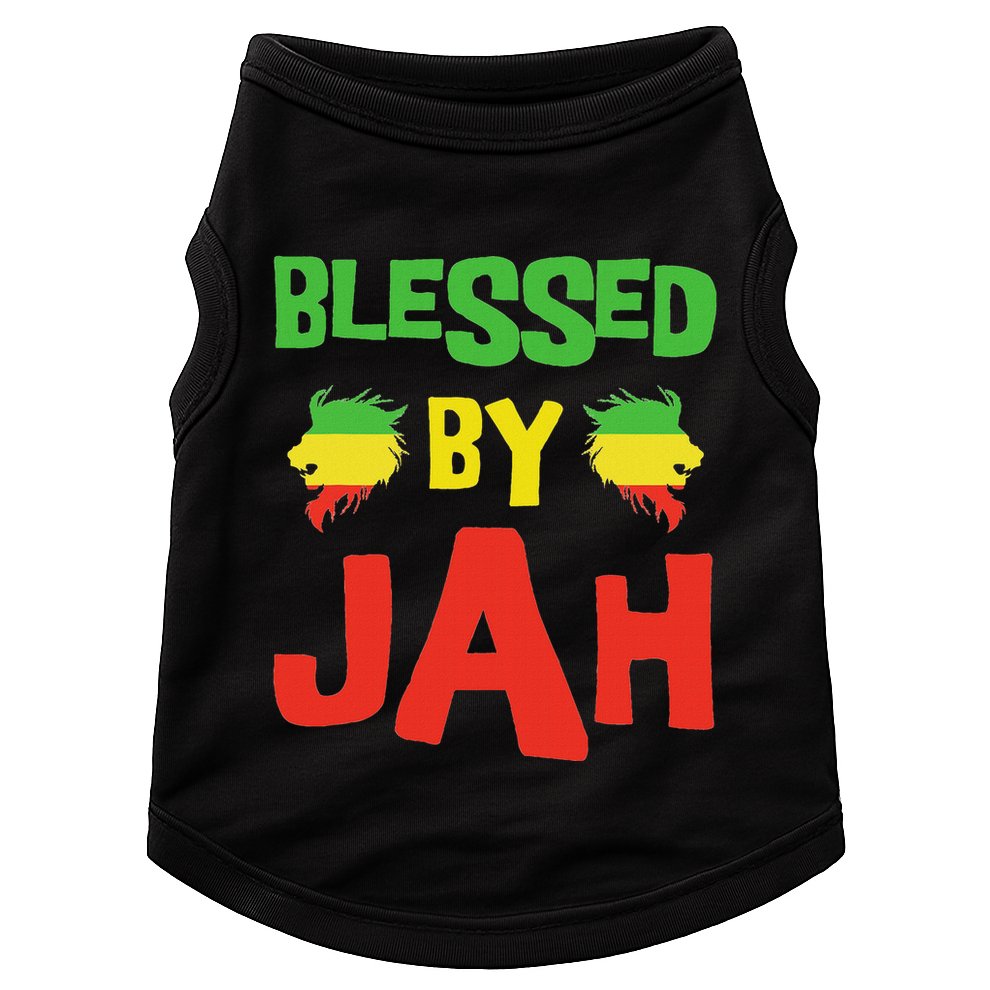 Rasta Clothing Reggae Lion Dreadlocks Doggie Tank