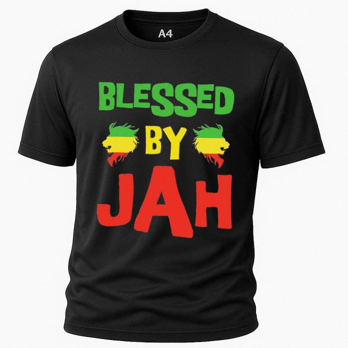 Rasta Clothing Reggae Lion Dreadlocks Cooling Performance Crew T-Shirt