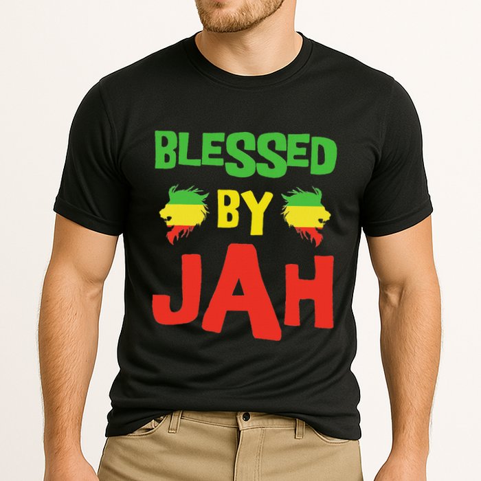 Rasta Clothing Reggae Lion Dreadlocks Cooling Performance Crew T-Shirt