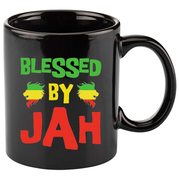 Rasta Clothing Reggae Lion Dreadlocks 11oz C Handle Ceramic Mug