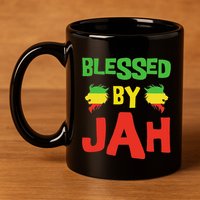Rasta Clothing Reggae Lion Dreadlocks 11oz C Handle Ceramic Mug