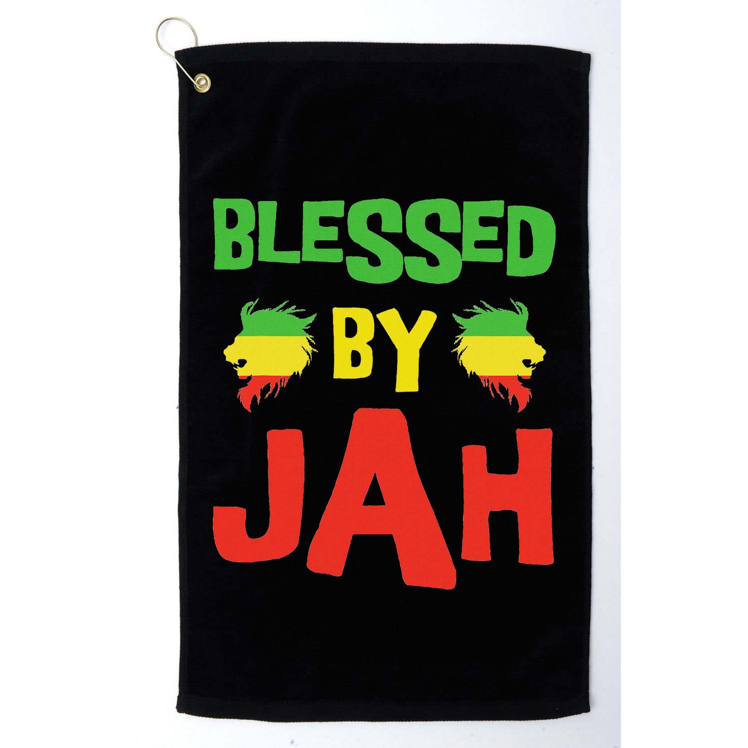 Rasta Clothing Reggae Lion Dreadlocks Golf Towel