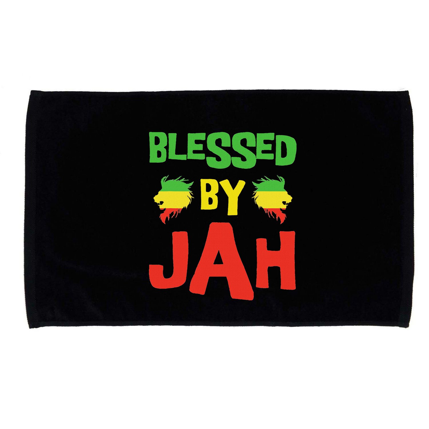 Rasta Clothing Reggae Lion Dreadlocks Microfiber Hand Towel