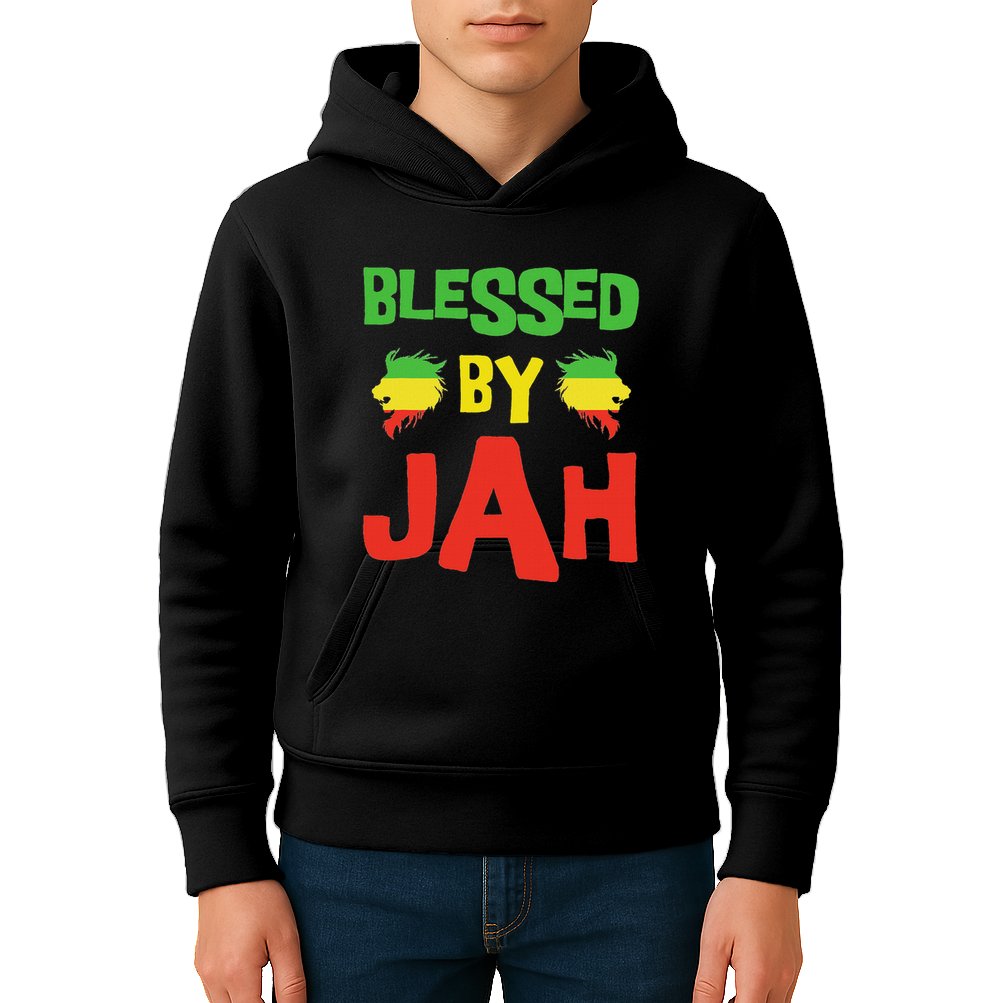 Rasta Clothing Reggae Lion Dreadlocks Kids Hoodie