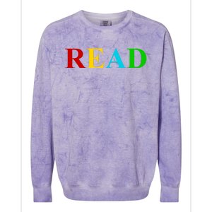 Read Colorful Rainbow Colorblast Crewneck Sweatshirt