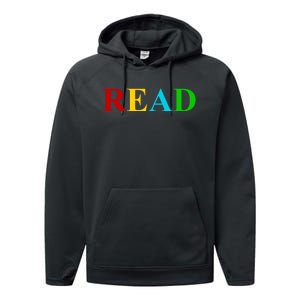 Read Colorful Rainbow Performance Fleece Hoodie