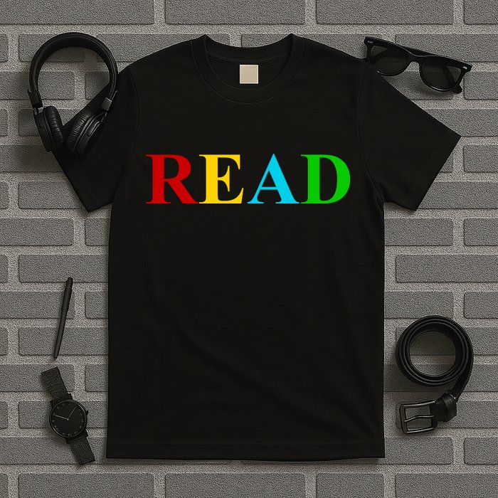 Read Colorful Rainbow T-Shirt