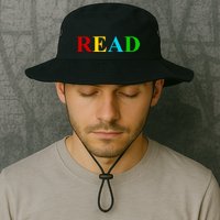 Read Colorful Rainbow Bucket Hat