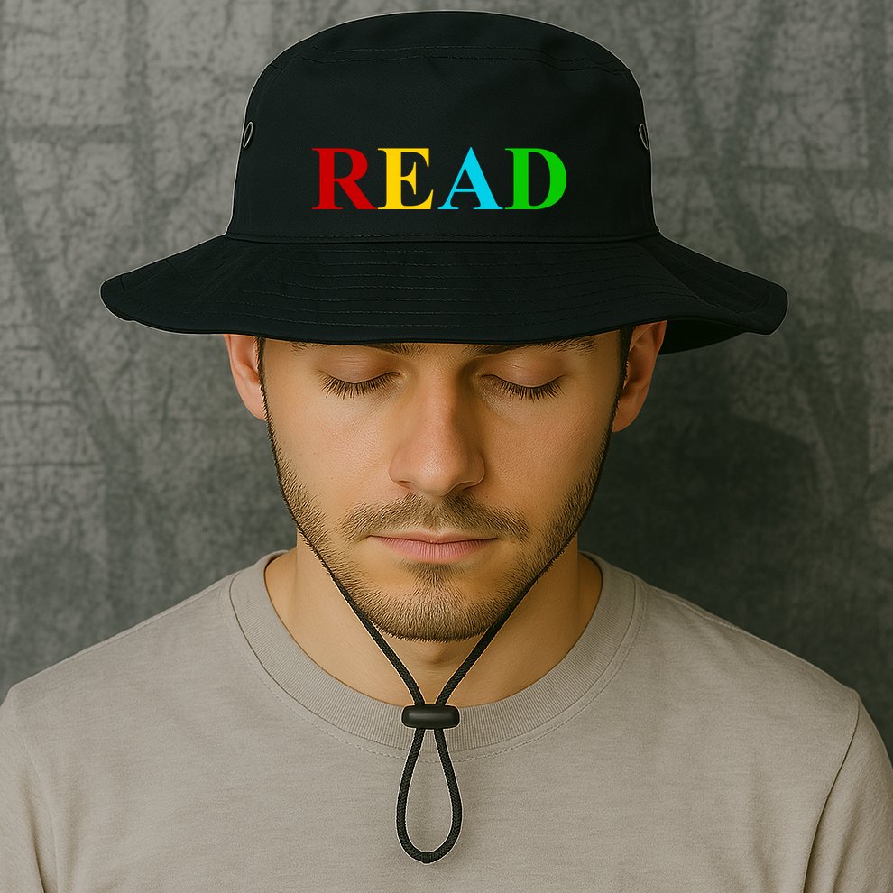 Read Colorful Rainbow Bucket Hat