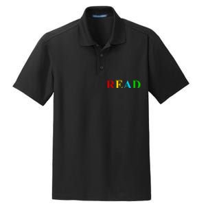 Read Colorful Rainbow Dry Zone Grid Polo