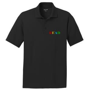 Read Colorful Rainbow PosiCharge RacerMesh Polo