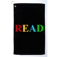 Read Colorful Rainbow Golf Towel