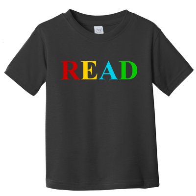 Read Colorful Rainbow Toddler T-Shirt