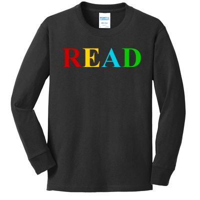 Read Colorful Rainbow Kids Long Sleeve Shirt